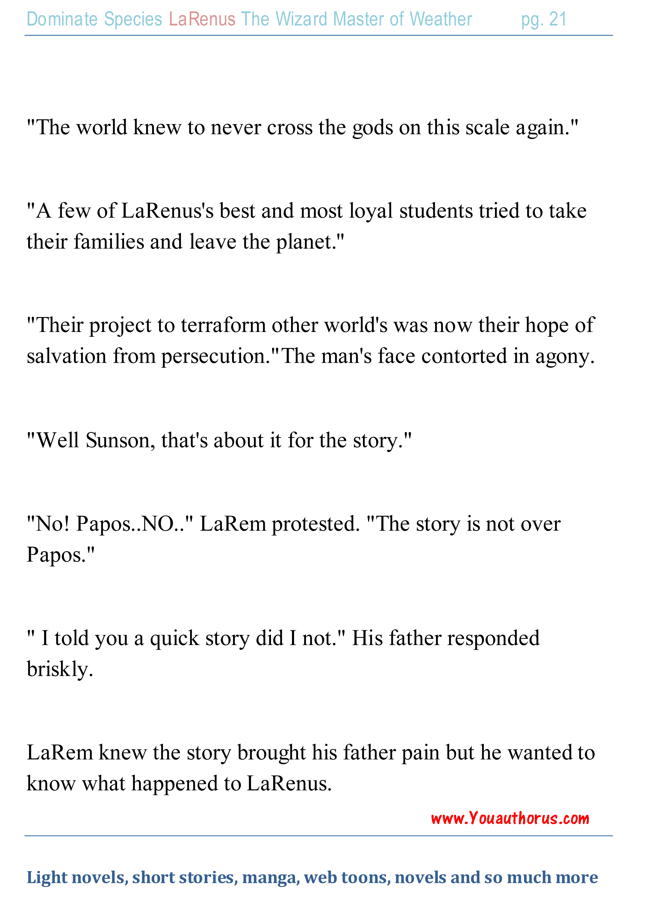 Dominate Species LaRenus the wizard master of weather-21 copy