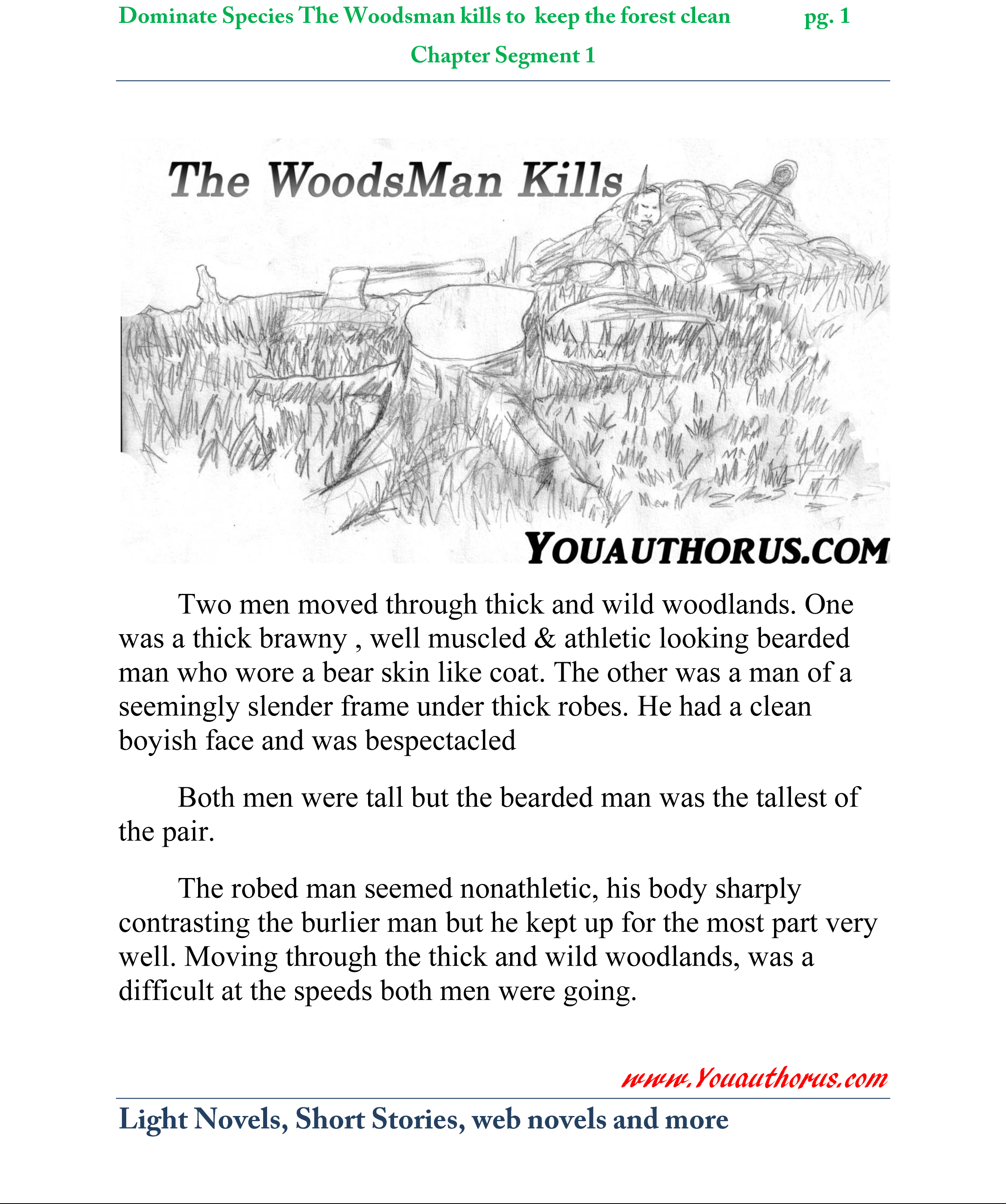 dominate species the woodsman kills to to keep the forest clean-1 copy