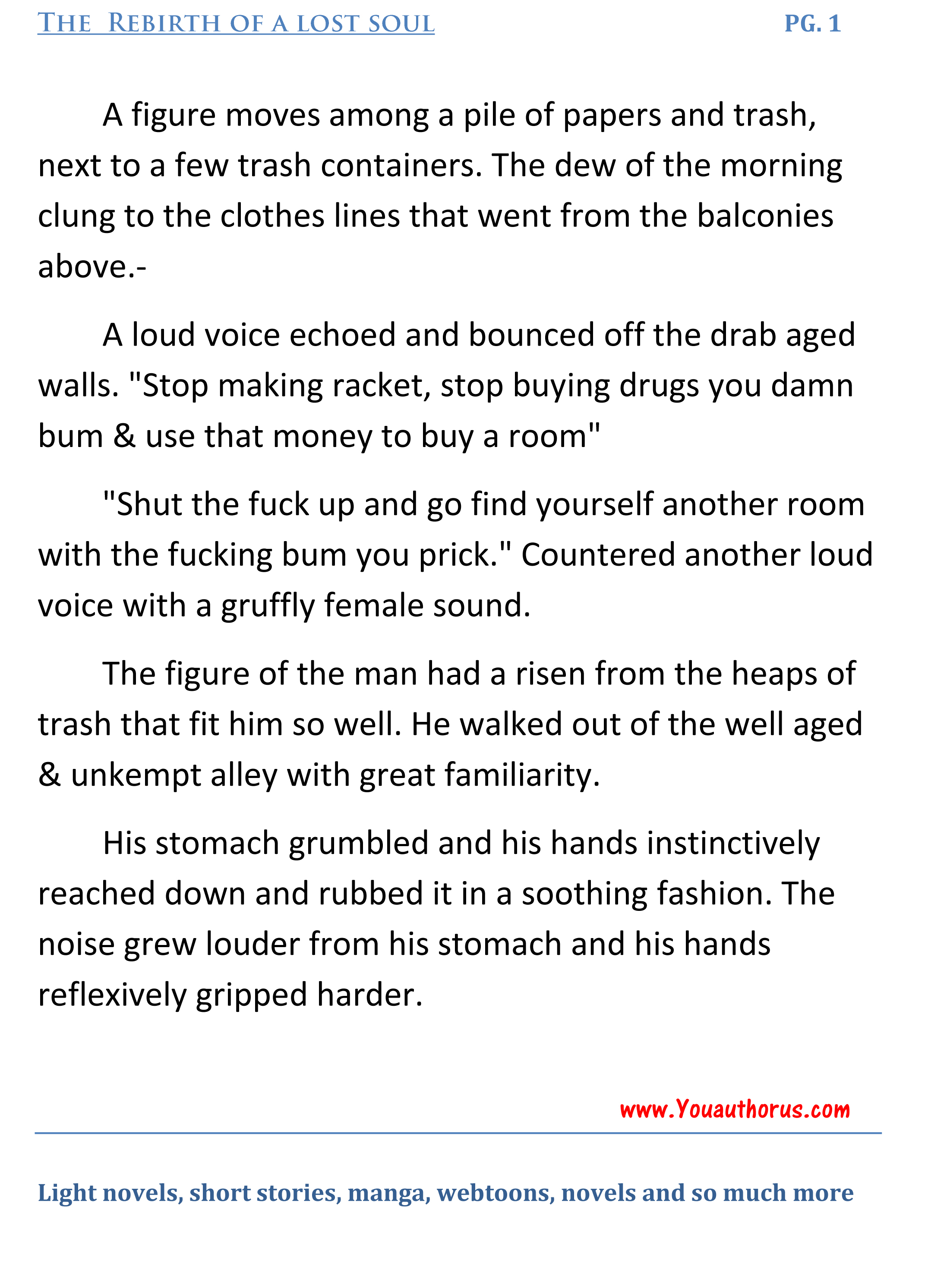 The Rebirth of a lost soul(corrections)-1 copy