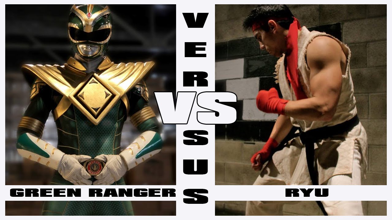 Ryu Vs Green Ranger Cover