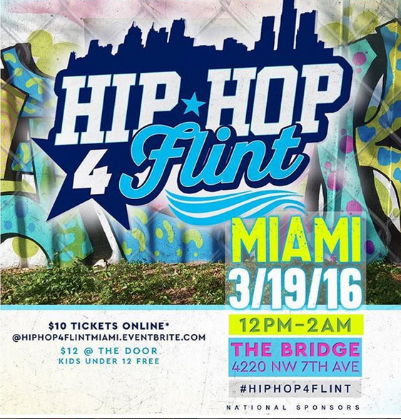 Hip Hop for Flint event day cover